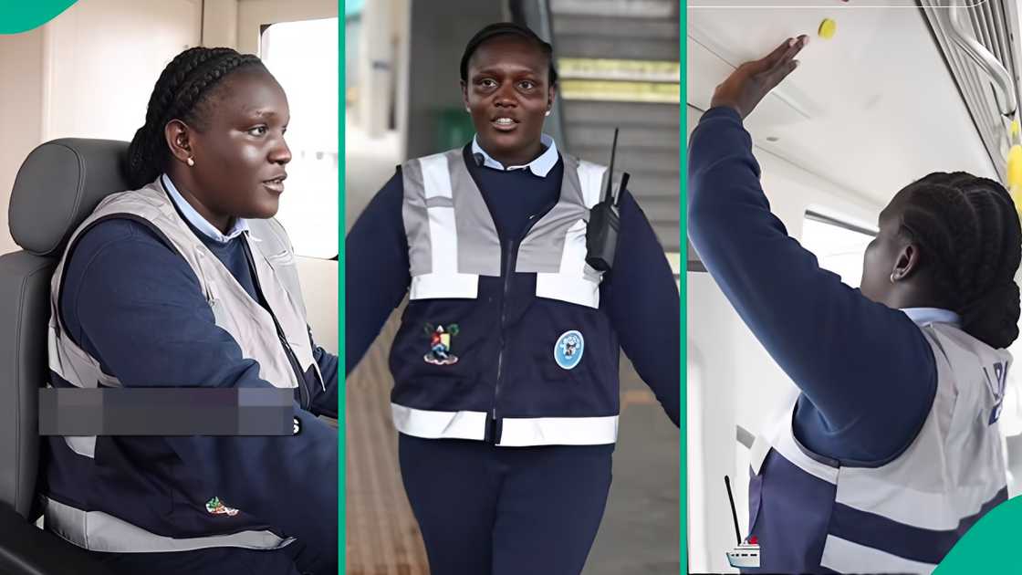 Nigerian Lady Who Drives Trains in Lagos Shares Passengers' Reaction after Seeing Her as Driver