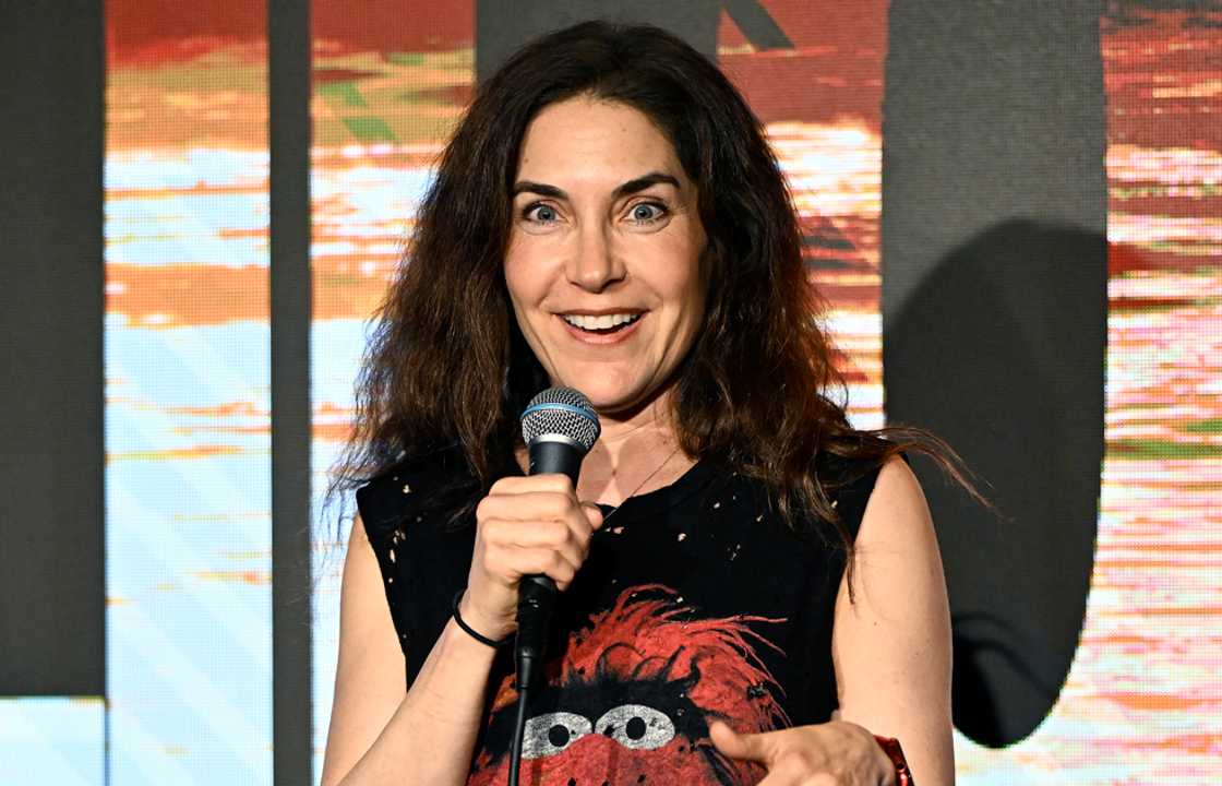 Comedian Lahna Turner performs at The Ice House Comedy Club in Pasadena, California