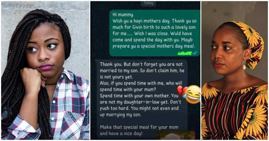 Mum, mother's day, son's girlfriend Mum, mother's day, son's girlfriend