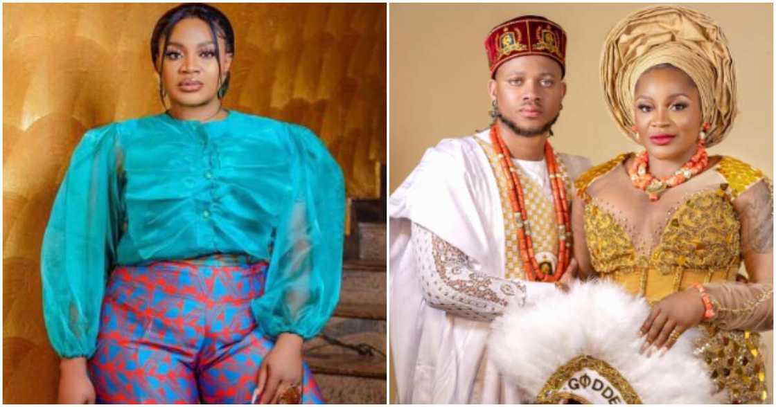 Actress Uche Ogbodo and her man Actress Uche Ogbodo and her man