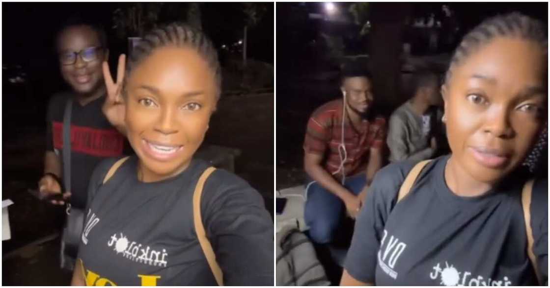 Nigeria decides 2023: Actress Omoni Oboli arrives polling unit at 6am.