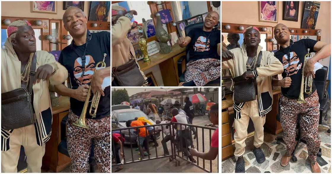 Photos of Femi Kuti and Portable