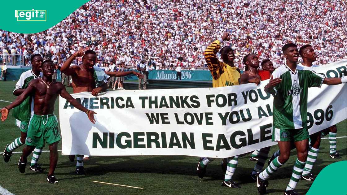 Jay Jay Okocha, Super Eagles, Atlanta 1996, United States, Dream Team, Olympics Jay Jay Okocha, Super Eagles, Atlanta 1996, United States, Dream Team, Olympics