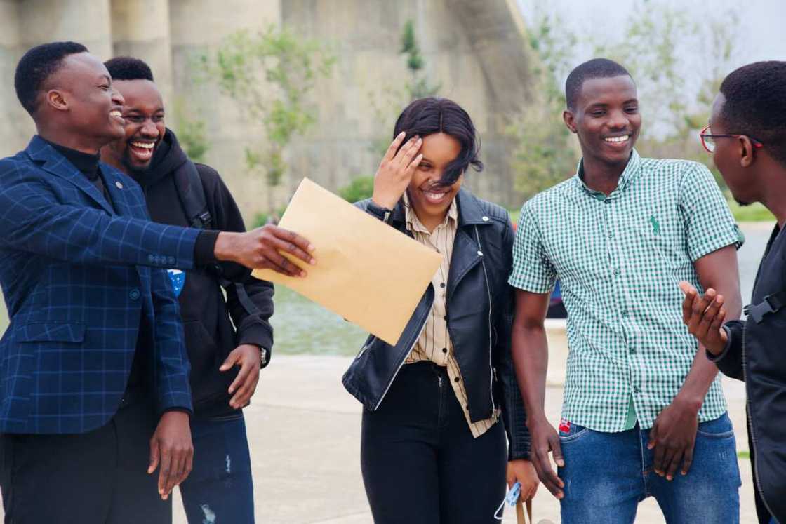 students from the best law university in nigeria laughing