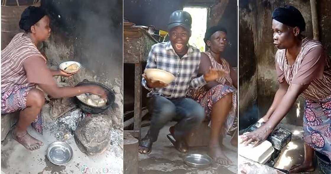 Blind woman cooks moi-moi, serves som