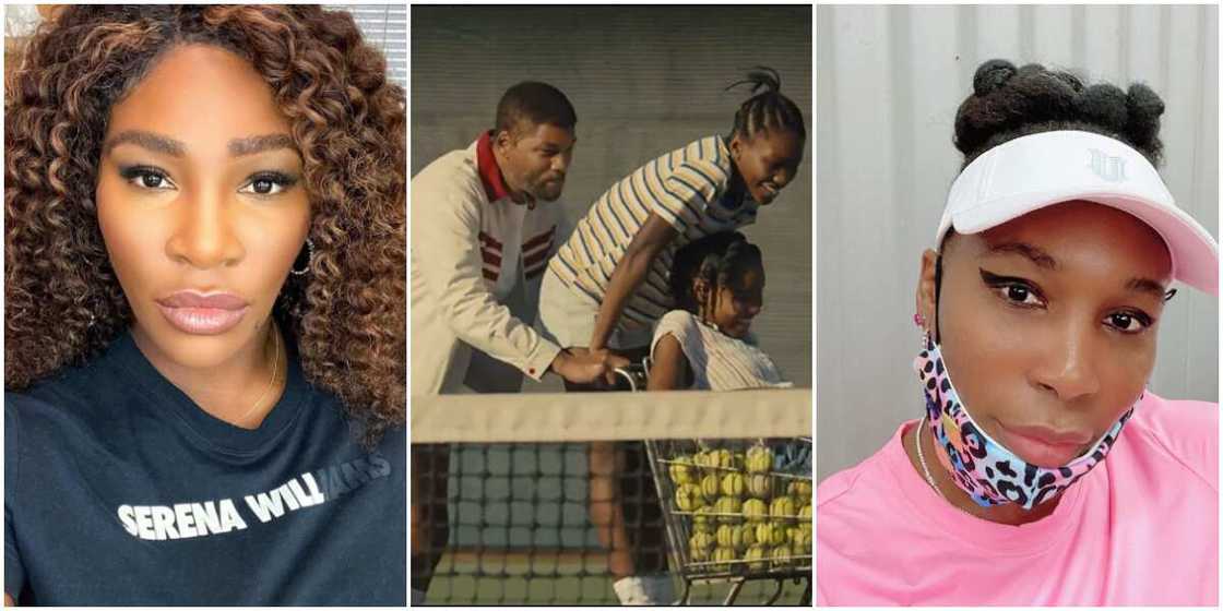 Will Smith, Serena, and Venus Williams Will Smith, Serena, and Venus Williams