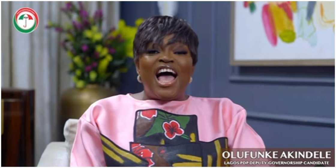 Funke Akindele deletes PDP posts.