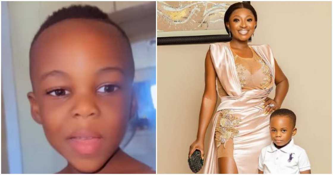 Yvonne Jegede shares video of her son Yvonne Jegede shares video of her son