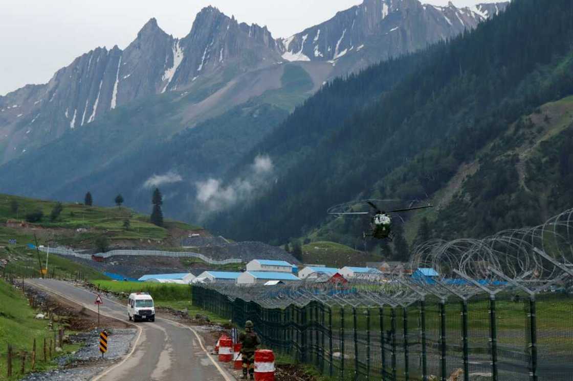 Helicopters were evacuating the dead and an unknown number of panicked and injured pilgrims from the Baltal base camp Helicopters were evacuating the dead and an unknown number of panicked and injured pilgrims from the Baltal base camp