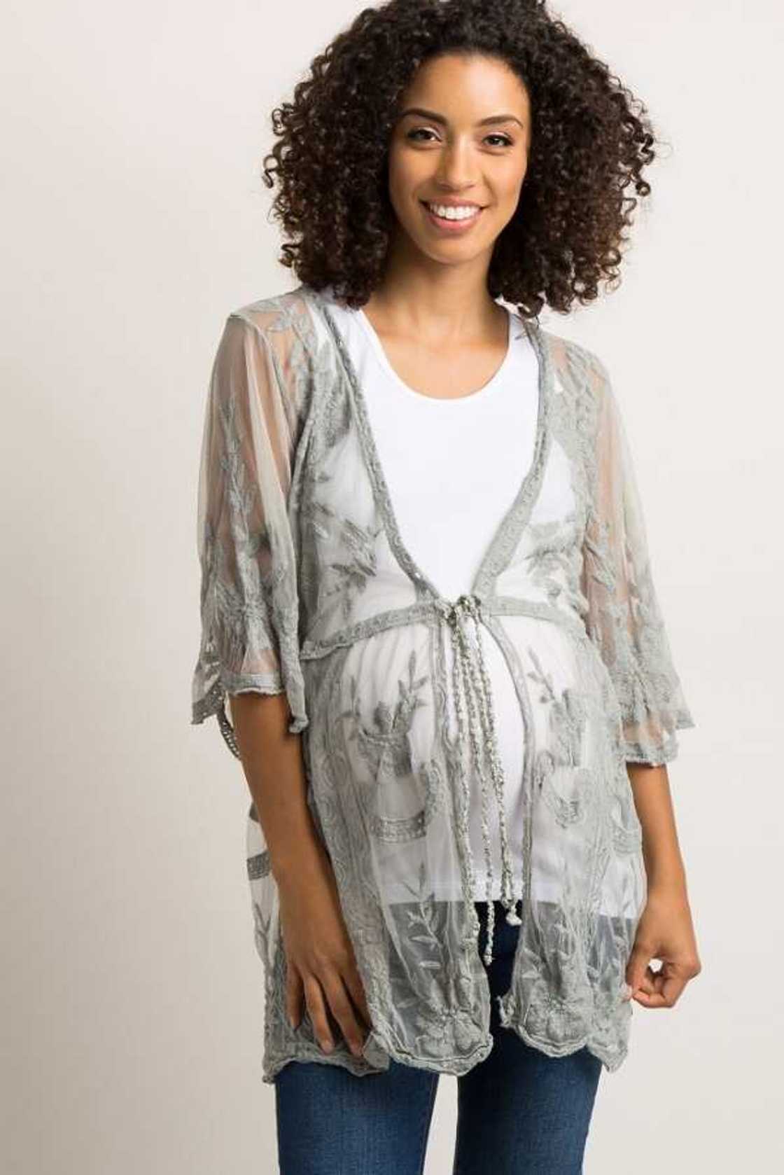 Lace cardigan for pregnant ladies Lace cardigan for pregnant ladies