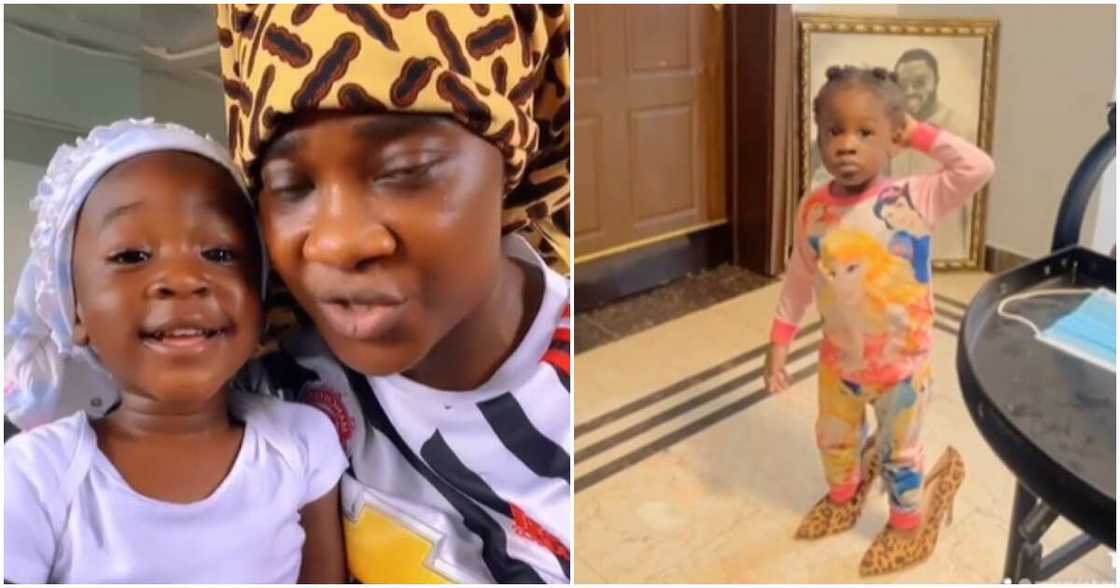 Mercy Johnson's last born Divine