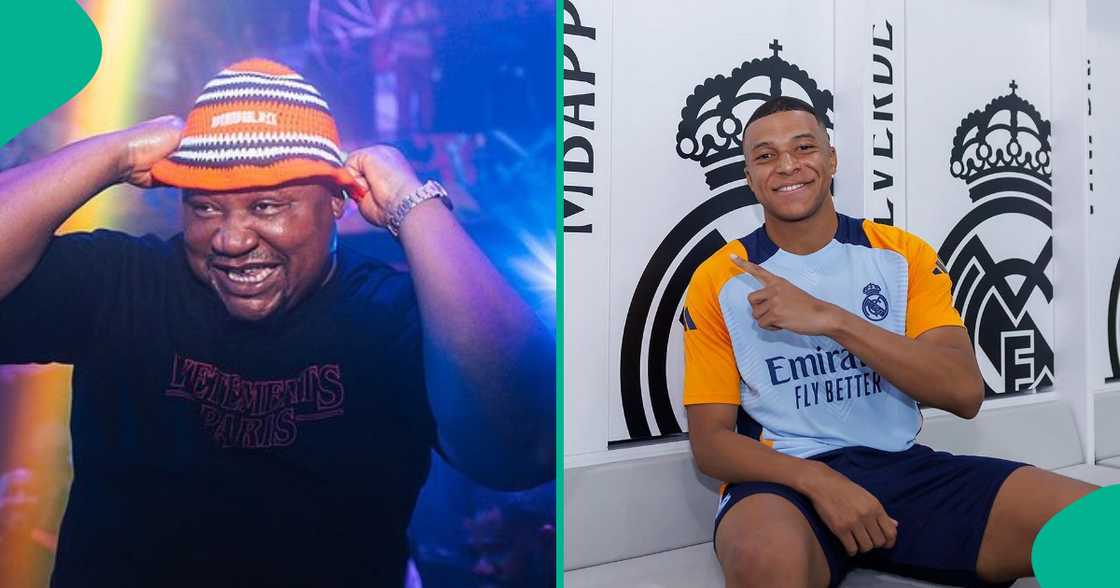 Cubana Chiefpriest brags as he hangs out in the same club with Mbappe