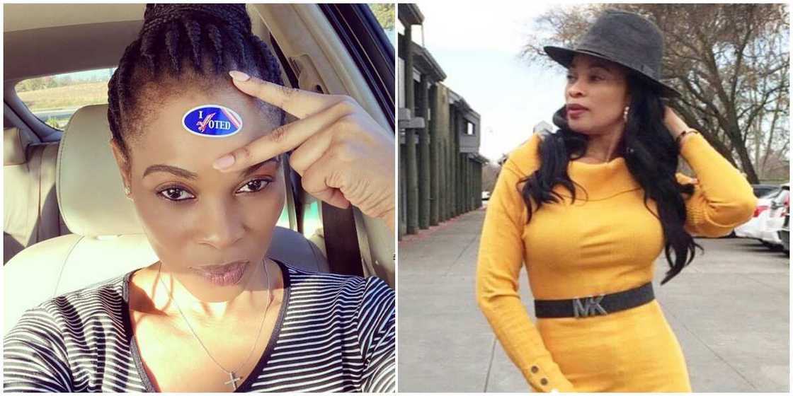 US-based Nigerian actress Georgina Onuoha celebrates America US-based Nigerian actress Georgina Onuoha celebrates America