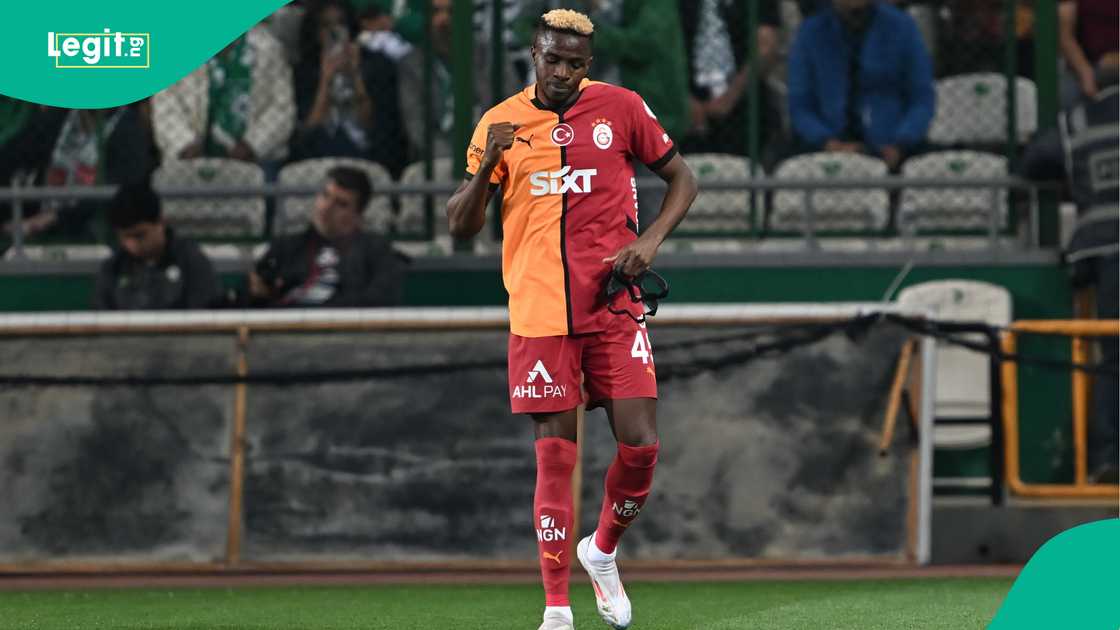 Victor Osimhen, Galatasaray, Konyaspor, Medas Konya Buyuksehir Stadium, Konya, Turkiye, Ziraat Turkish Cup. Victor Osimhen, Galatasaray, Konyaspor, Medas Konya Buyuksehir Stadium, Konya, Turkiye, Ziraat Turkish Cup.