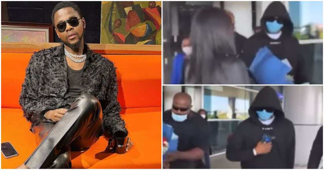 Kizz Daniel leaves airport as he arrives in Zambia Kizz Daniel leaves airport as he arrives in Zambia