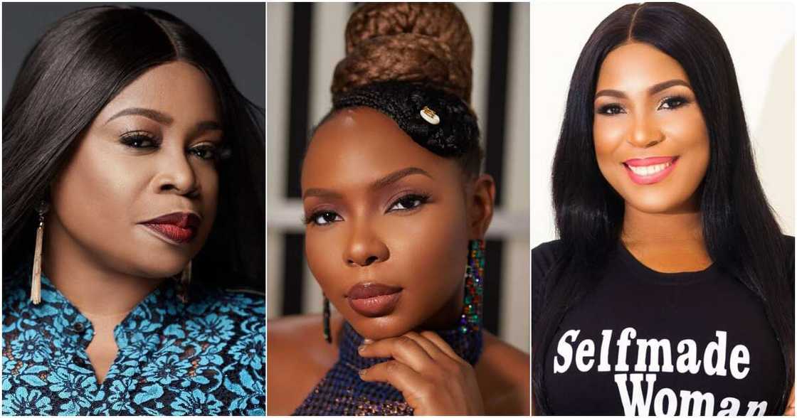 Sinach, Yemi Alade and Linda Ikeji