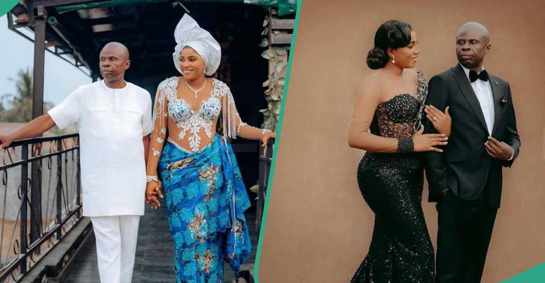 Rivers bride adorns different attire for her trad wedding