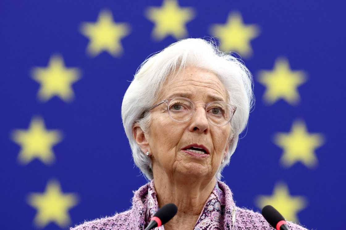 ECB President Christine Lagarde says the central bank will continue to make decisions 'meeting-by-meeting'