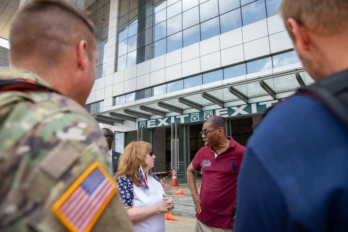 Officials of the US Mission in Nigeria