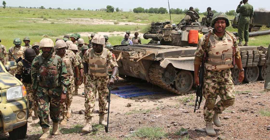 Sojin Najeriya sun halaka 'yan bindiga 12, sun cafke wasu 26 a Katsina Sojin Najeriya sun halaka 'yan bindiga 12, sun cafke wasu 26 a Katsina