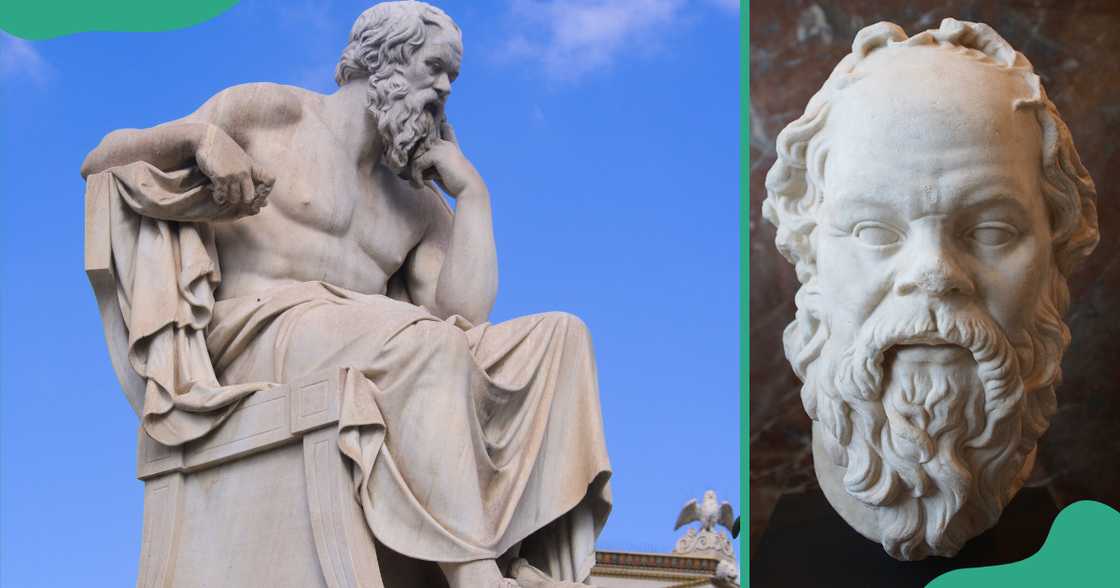 Statues of Socrates.