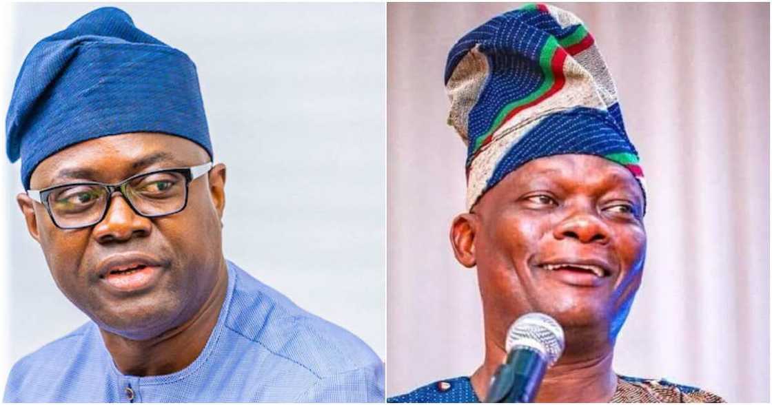 Governor Seyi Makinde, Oyo state, PDP, APC, Teslim Folarin, 2023 election