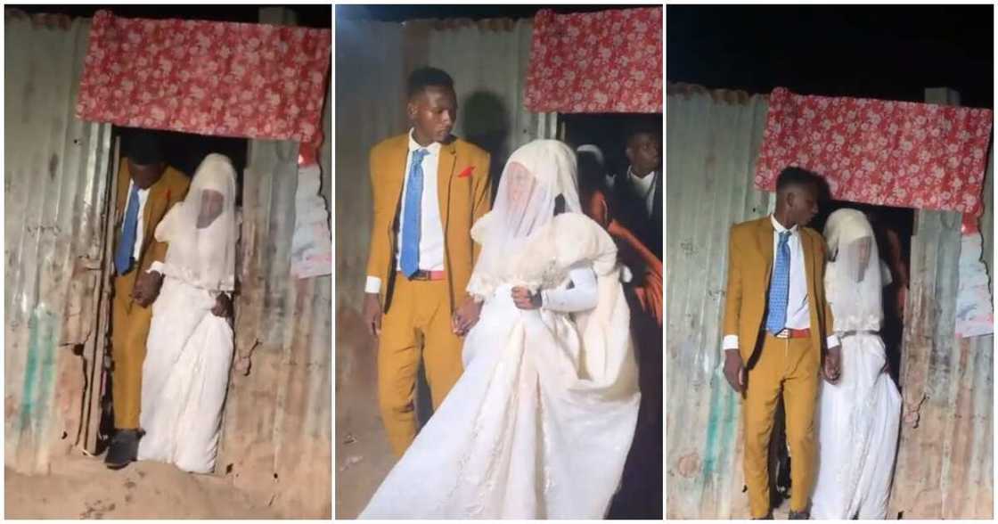 Bride and groom, wedding, scared, worried Bride and groom, wedding, scared, worried