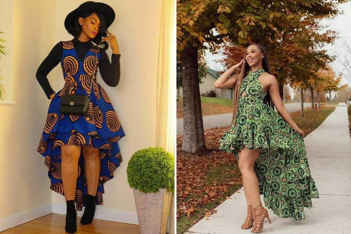 Ankara flare gown Ankara flare gown