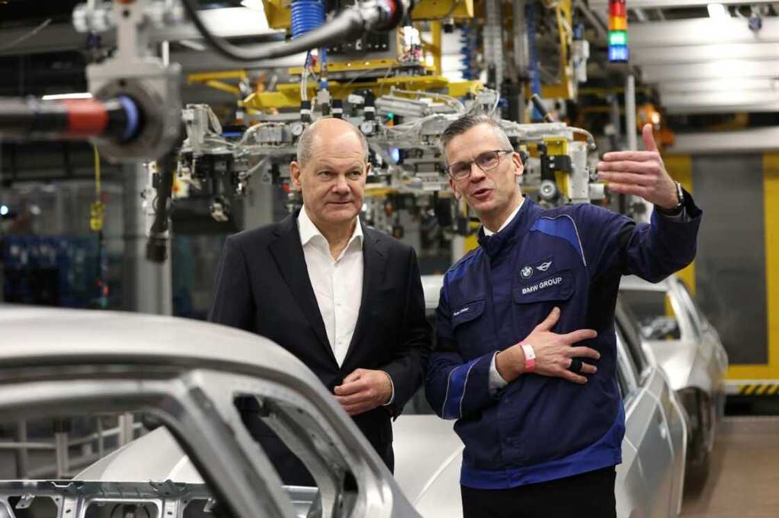 Disagreements in the three-party ruling coalition of Chancellor Olaf Scholz (L) are hindering efforts to reignite the German economy, critics say Disagreements in the three-party ruling coalition of Chancellor Olaf Scholz (L) are hindering efforts to reignite the German economy, critics say