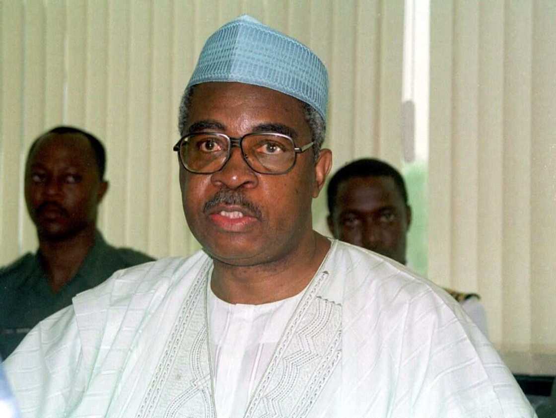 Theophilus Danjuma speaks during a security meeting held in Abuja, Nigeria Theophilus Danjuma speaks during a security meeting held in Abuja, Nigeria
