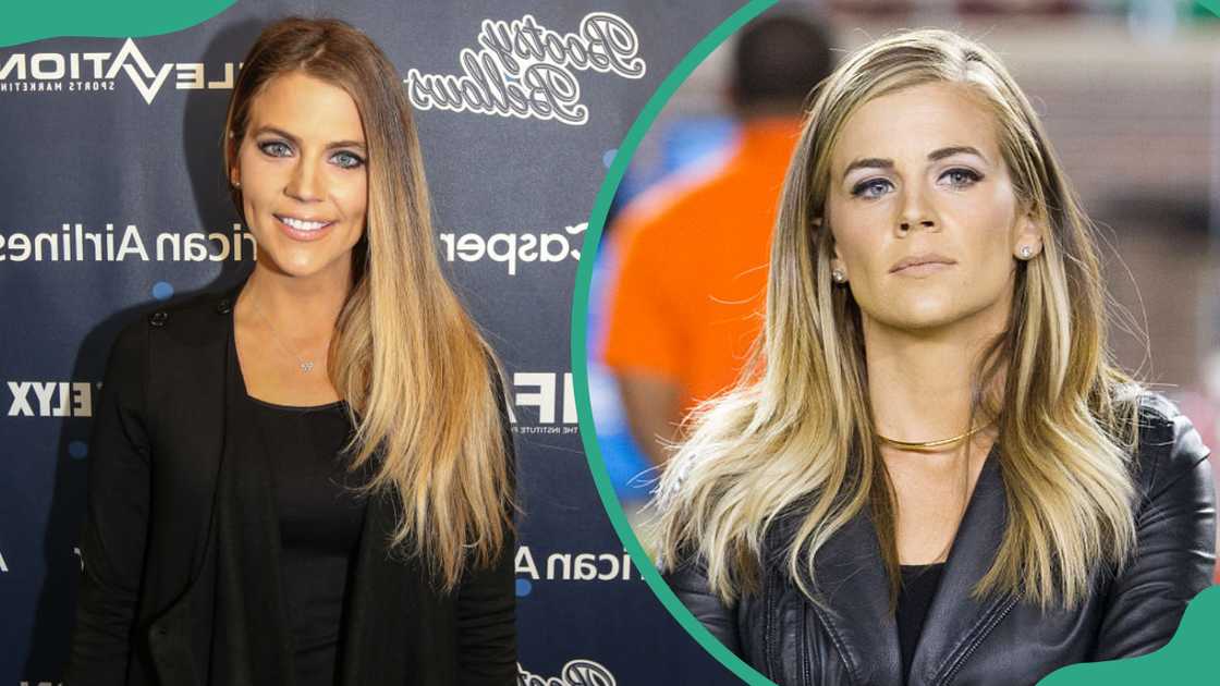Samantha Ponder in Minneapolis, Minnesota (L) and in Tallahassee, FL (R). Samantha Ponder in Minneapolis, Minnesota (L) and in Tallahassee, FL (R).