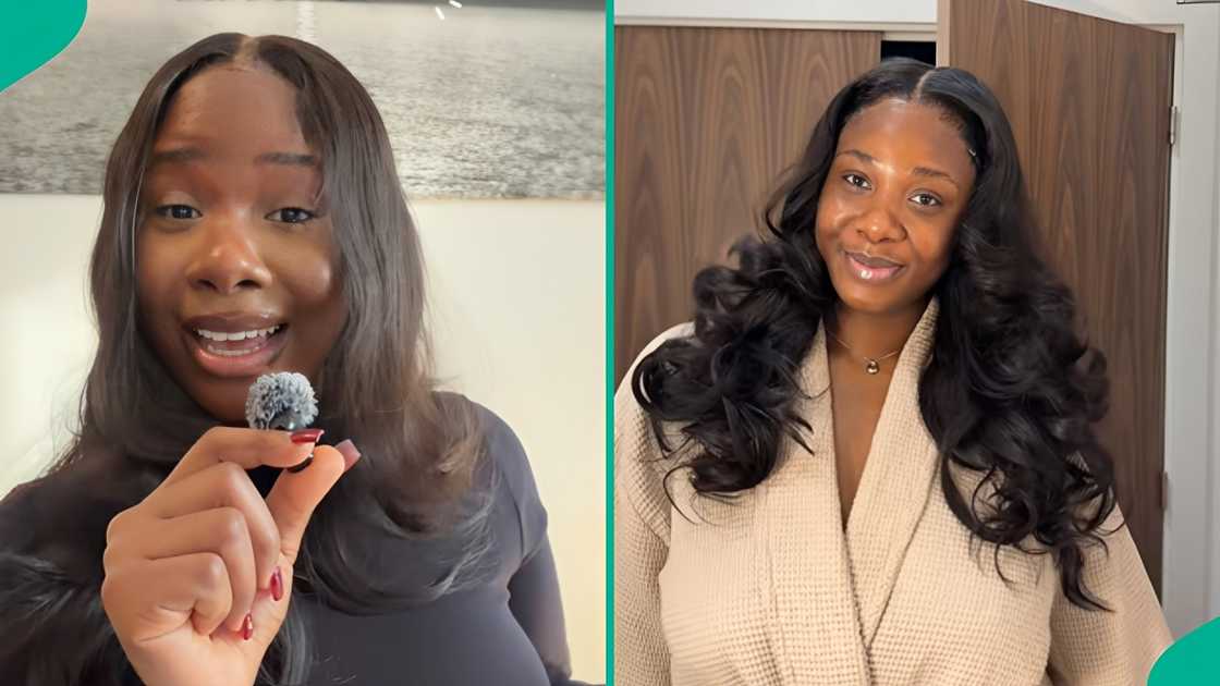 A Nigerian lady who was asked to leave the UK returns abroad after 4 months in Nigeria