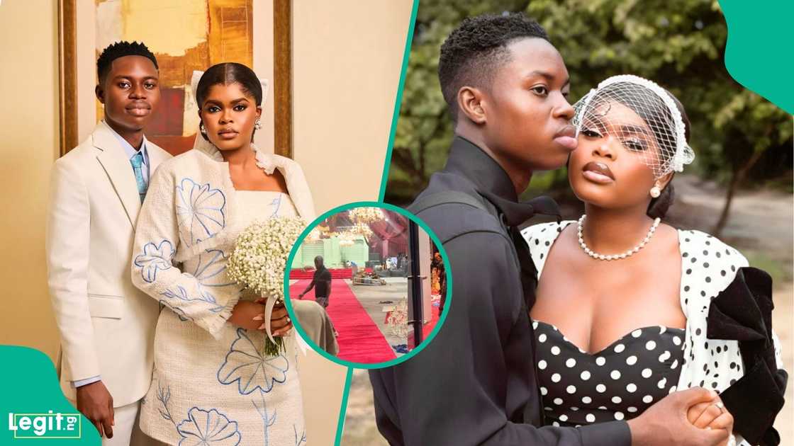 A video of the lavishly decorated venue for Peller and Jarvis' white wedding has generated excitement online ahead of the ceremony A video of the lavishly decorated venue for Peller and Jarvis' white wedding has generated excitement online ahead of the ceremony
