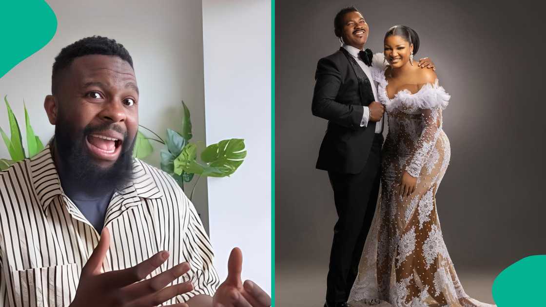 Oyemykke reacts to Omotola Jalade's interview about getting gifts from men.