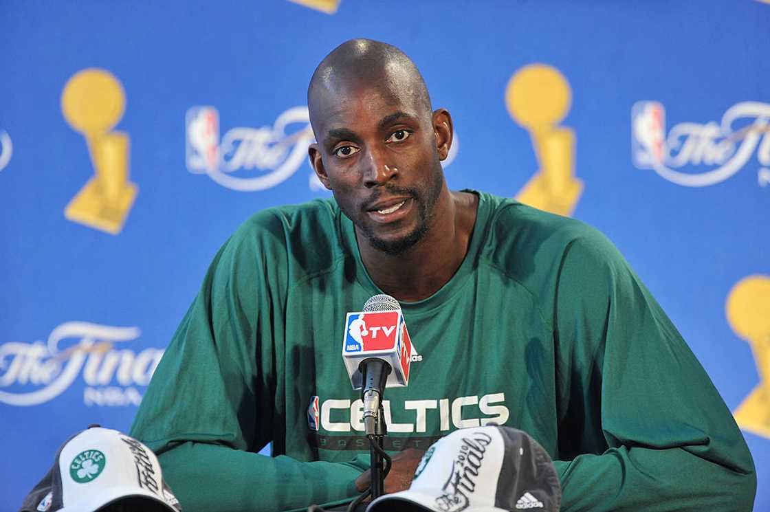 Kevin Garnett at Toyota Sports Center in Los Angeles, California.