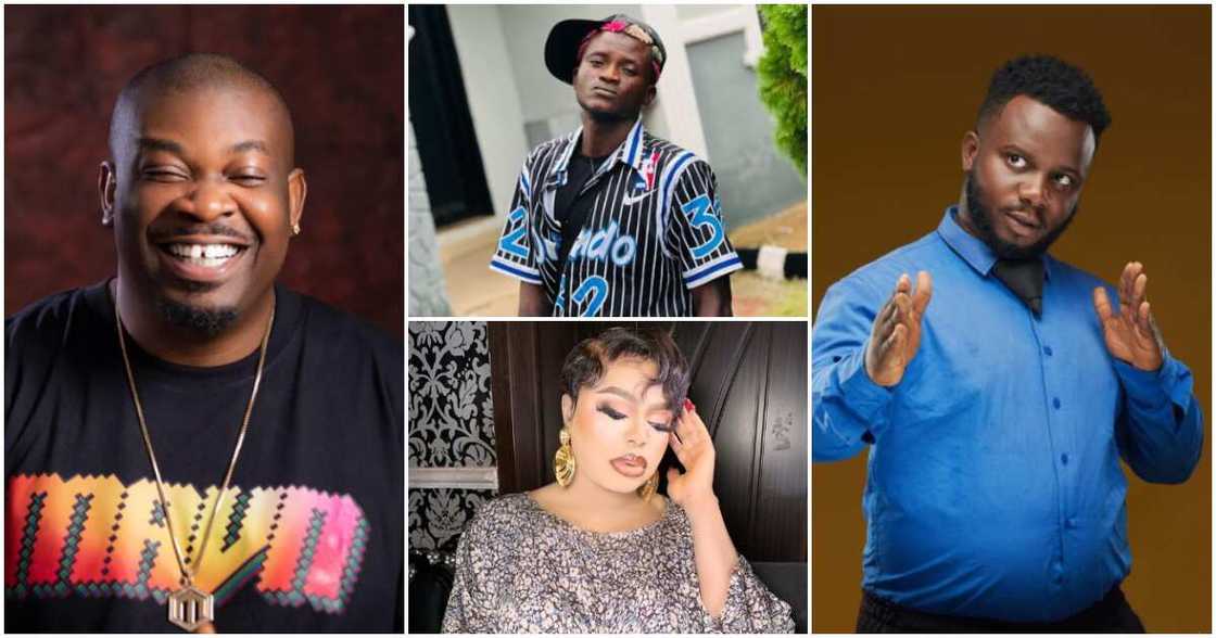 Photos of Don Jazzy, Sabinus, Portable and Bobrisky