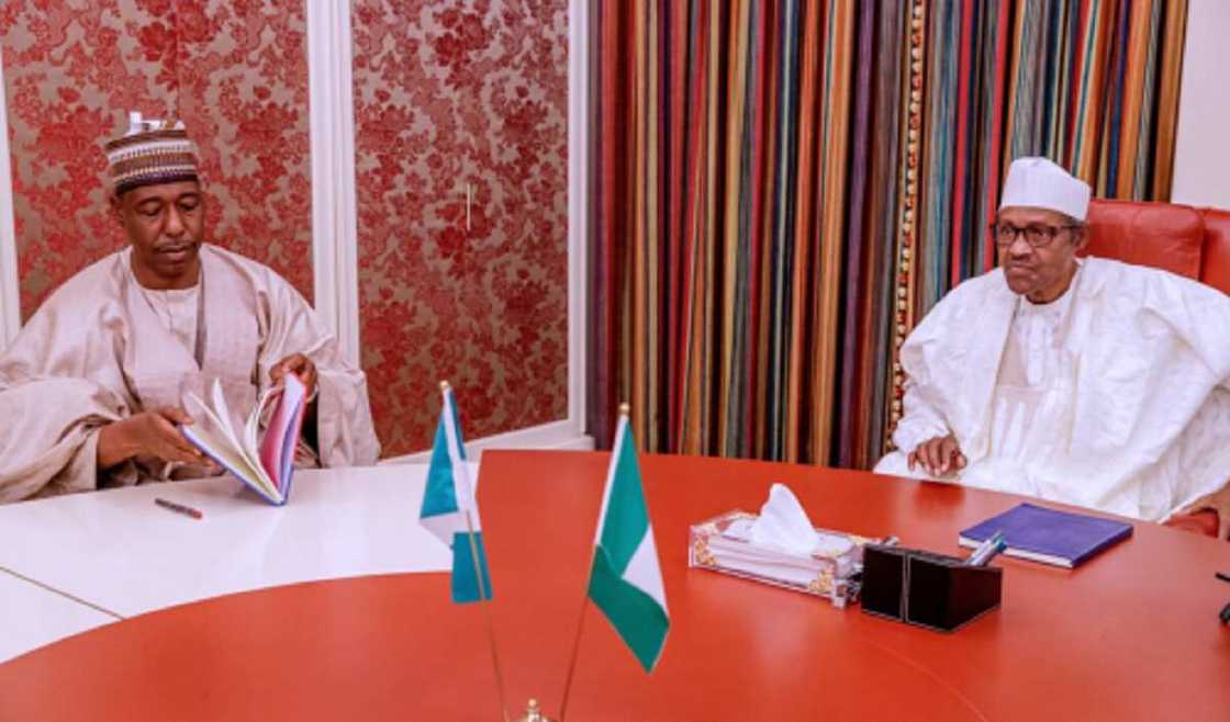 Harin Zulum: An bai wa Buhari shawarar mayar da shugabannin tsaro arewa maso gabas Harin Zulum: An bai wa Buhari shawarar mayar da shugabannin tsaro arewa maso gabas