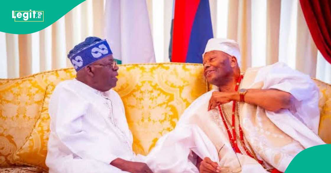 Shugaban ƙasa, Bola Ahmed Tinubu da Sarkin Ijebuland.