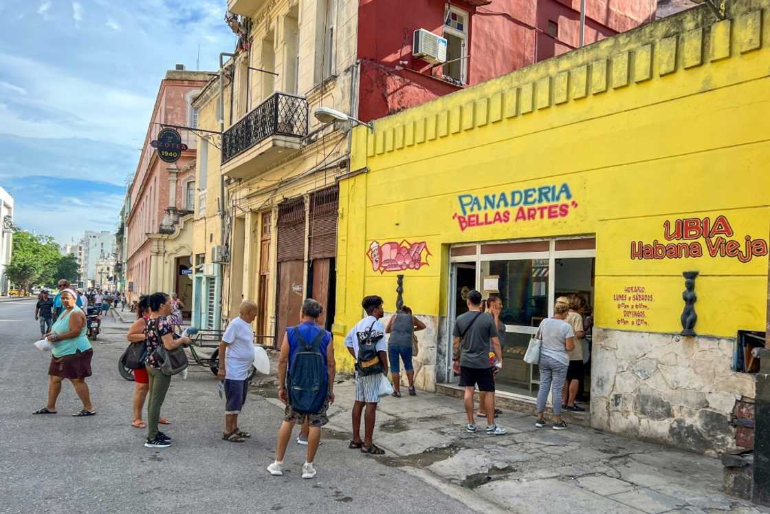 Cubans have become accustomed to queuing for food