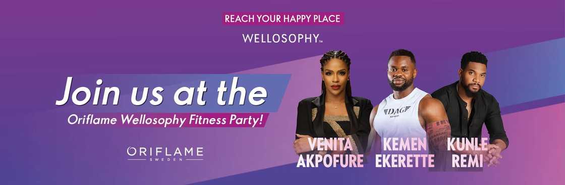 Get Ready for the Ultimate Fitness Party with Oriflame, Kemen, Kunle Remi & Venita Akpofure! Get Ready for the Ultimate Fitness Party with Oriflame, Kemen, Kunle Remi & Venita Akpofure!