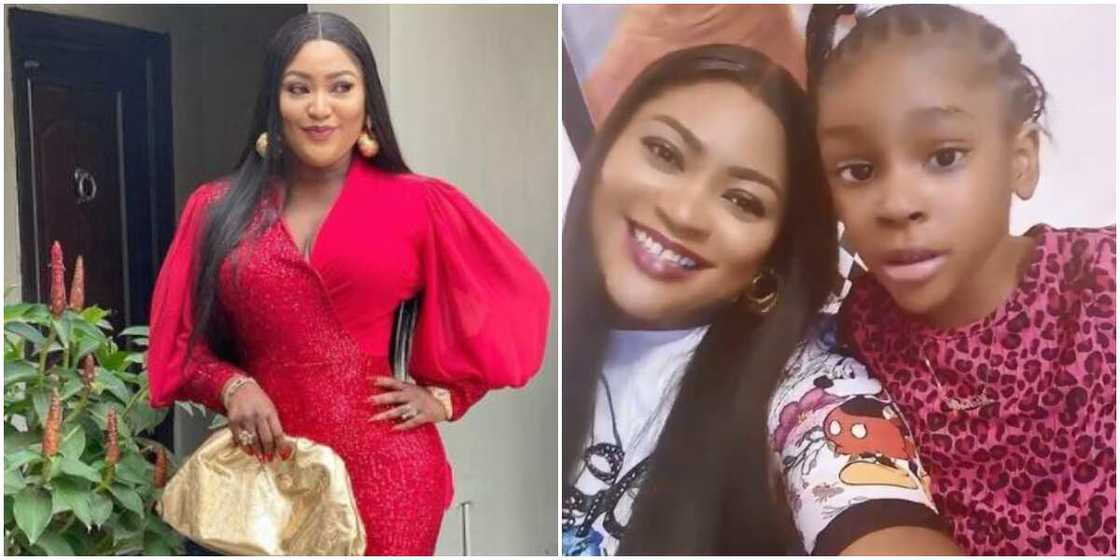 Actress Uche Elendu lambastes troll who accused her of lying about daughter’s age Actress Uche Elendu lambastes troll who accused her of lying about daughter’s age
