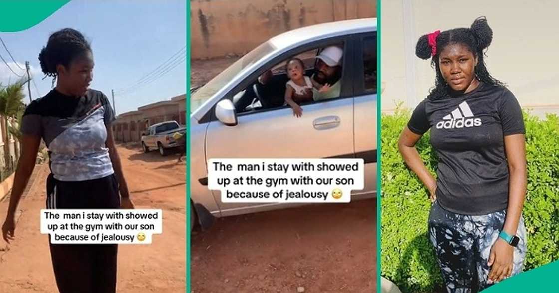 Wife reacts arsenic jealous hubby brings their small lad to the gym. Wife reacts arsenic jealous hubby brings their small lad to the gym.