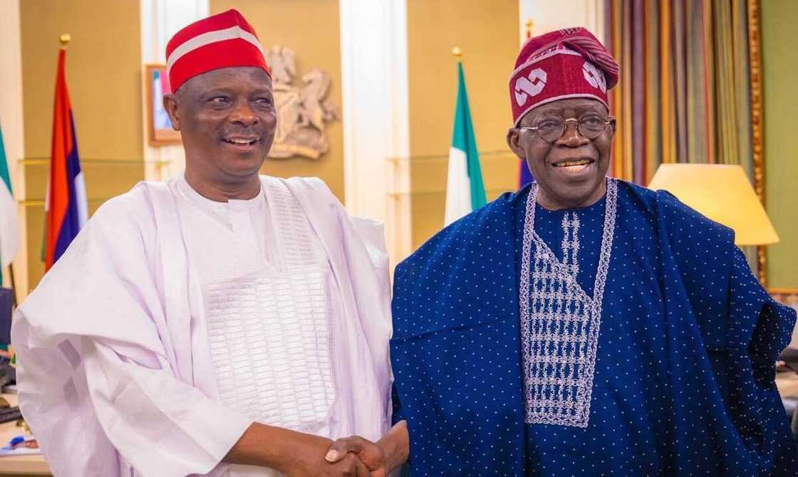 Kwankwaso da Tinubu. Kwankwaso da Tinubu.