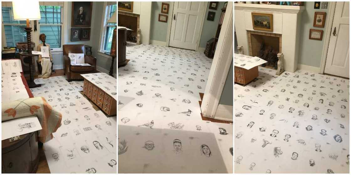Man Makes 400 Drawings for Each Day he Didn't go out, 'Scatters' Room with it, Beautiful Photos Cause Stir Man Makes 400 Drawings for Each Day he Didn't go out, 'Scatters' Room with it, Beautiful Photos Cause Stir