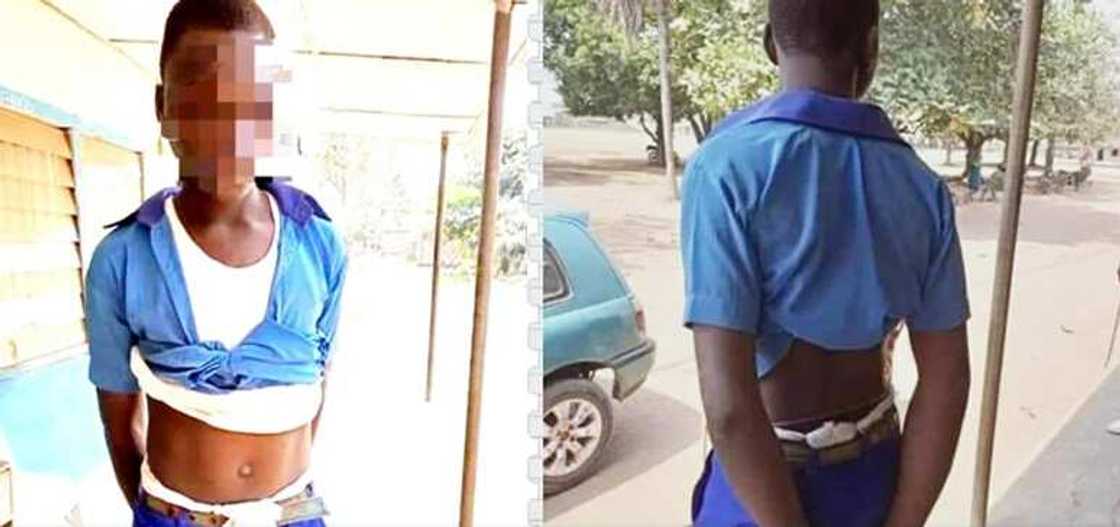 Ogun SS1 student caught wearing amulet Ogun SS1 student caught wearing amulet