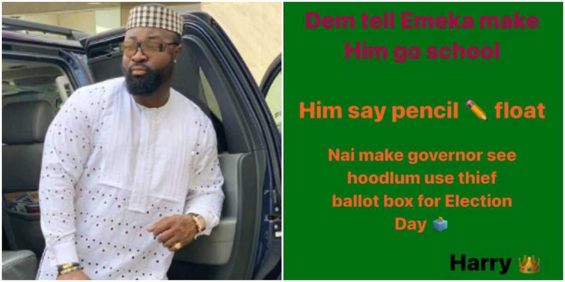 Singer Harrysong says politicians won't use people as hoodlums if they were educated Singer Harrysong says politicians won't use people as hoodlums if they were educated