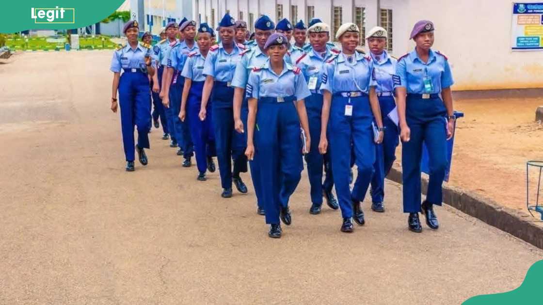 girls in uniform during training girls in uniform during training