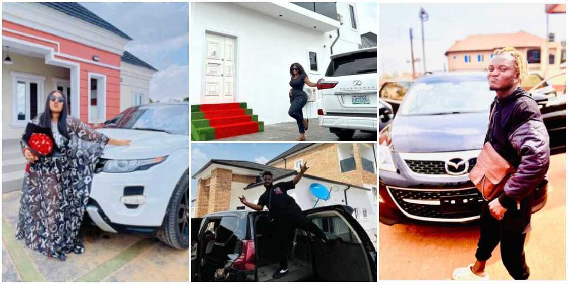 Nigerian celebs and their cars, mansions