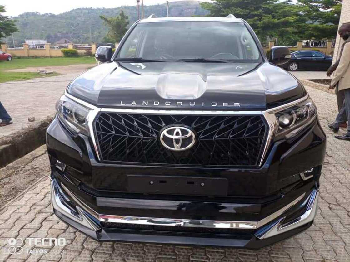 The Land Cruiser Prado is said to be worth N55 million according to reports. The Land Cruiser Prado is said to be worth N55 million according to reports.