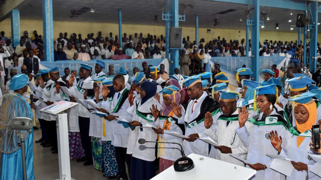 Bayero University students graduation